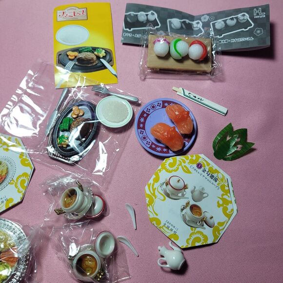 Rement Rare 2003 Mixed Lot Petit Sample Vintage Retro Mini Doll Food Re-ment Toy - Picture 4 of 16